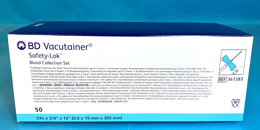BD (Becton Dickinson) Blood Collection Set Vacutainer® Safety-Lok ...